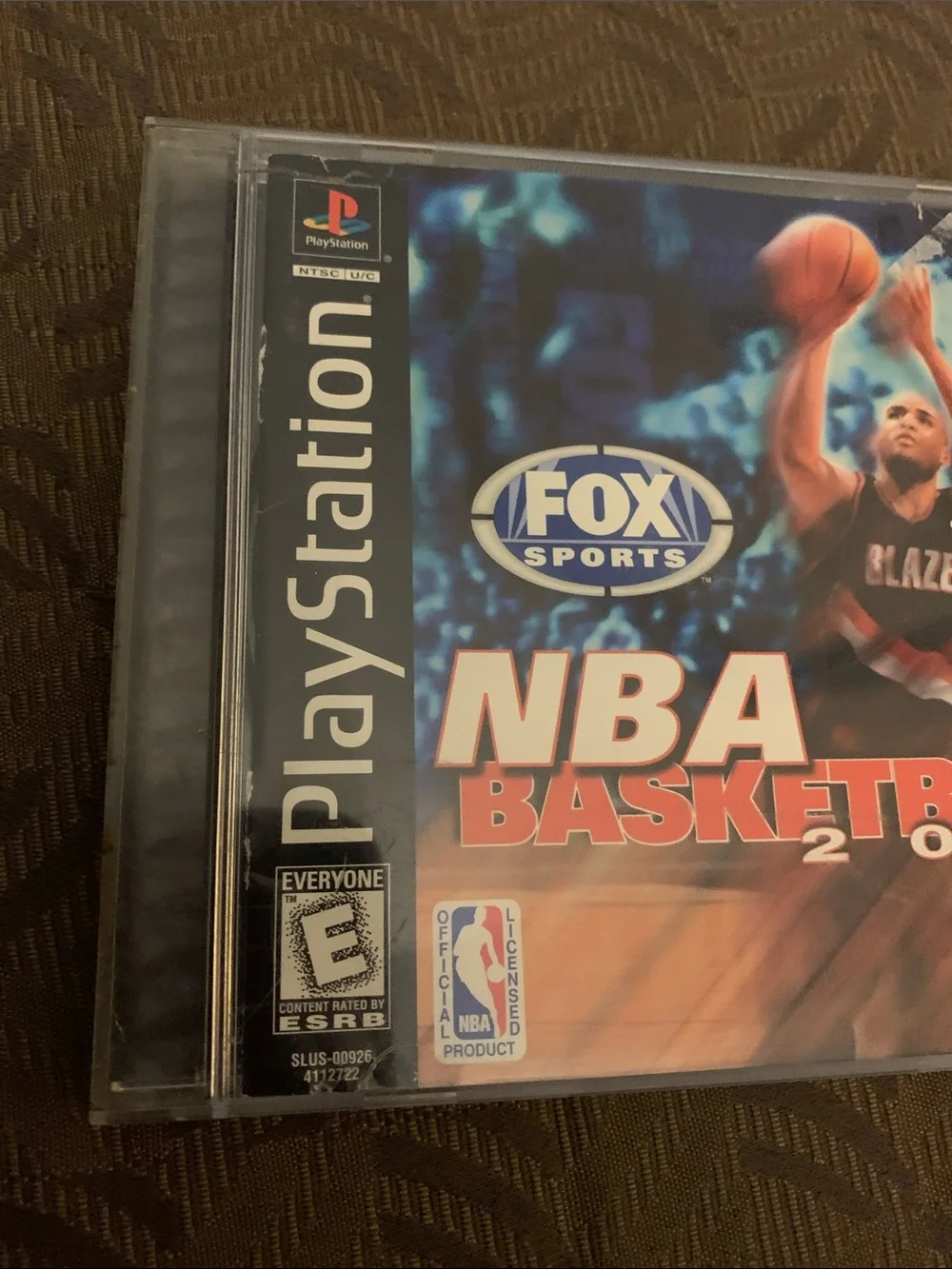 Sony PlayStation NBA Basketball 2000 Blue & Red Cover